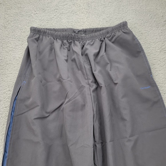 Reebok Pants Mens XL Gray Jogger Outdoors Running Adjustable Cuff Logo Stretch - Picture 2 of 14